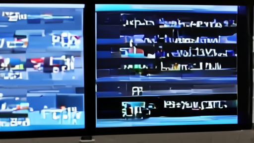 A NASCAR control room with two ratings graphs for the same race