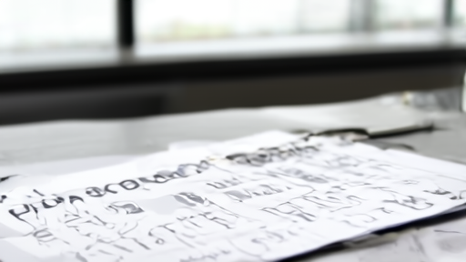 A trade lawyer reviewing tariff schedules and court papers on a desk.