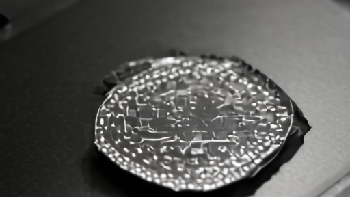 Semiconductor wafer-scale chip beside a locked SEC filing cabinet