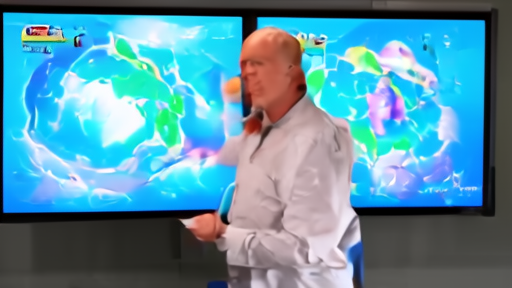 Meteorologist comparing Pacific and Atlantic storm maps