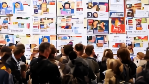 Film-market buyers study Cannes posters and deal sheets in a festival office