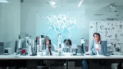 Quantum computing lab with cryogenic equipment and milestone calendar