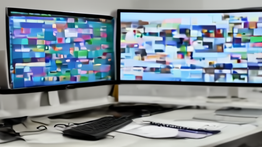 A developer workspace shows blurred model dashboards across monitors and routing notes in notebooks