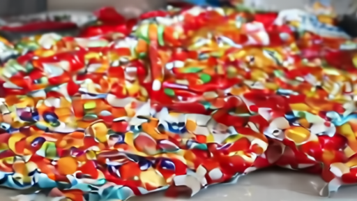 Snack sample bags and almond bite packages being checked for lot codes