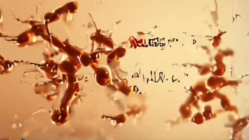 Abstract visualization of demographic data with fertility curves and pharmaceutical molecules