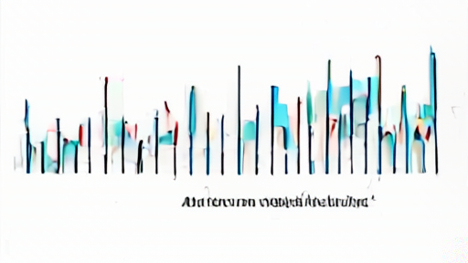 A clinical trial data visualization showing Kaplan-Meier survival curves separating between two treatment arms
