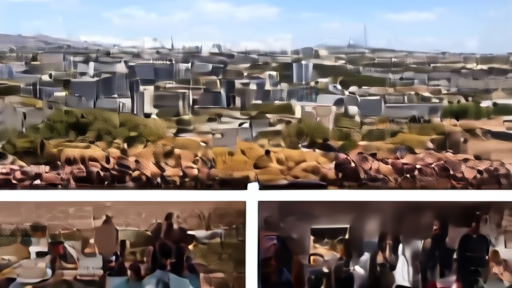 Triptych showing a YouTube creator's bedroom setup on the left, a Hollywood studio lot in the center, and a packed movie theater on the right