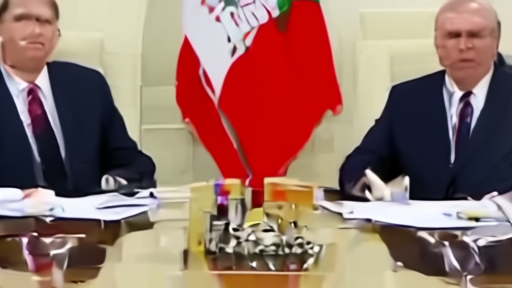Naqvi and Araghchi at a conference table in Tehran with diplomatic documents