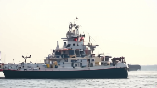 Omani coast guard vessel alongside disabled tanker transferring injured Indian crew members