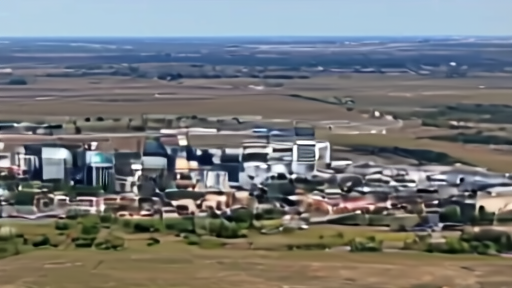 Aerial view of proposed OpenAI 10-gigawatt data center campus in Ohio farmland