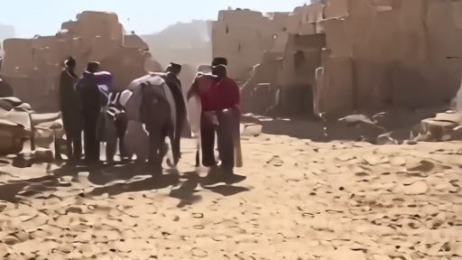 Afghan villagers carrying bodies of children killed in Pakistani airstrikes through dusty village streets
