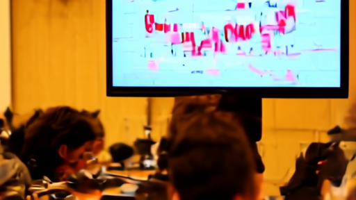 A trading floor screen showing Super Micro's stock chart with a sharp red decline and traders looking concerned