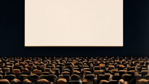 Empty movie theater seats on opening weekend for a blockbuster film