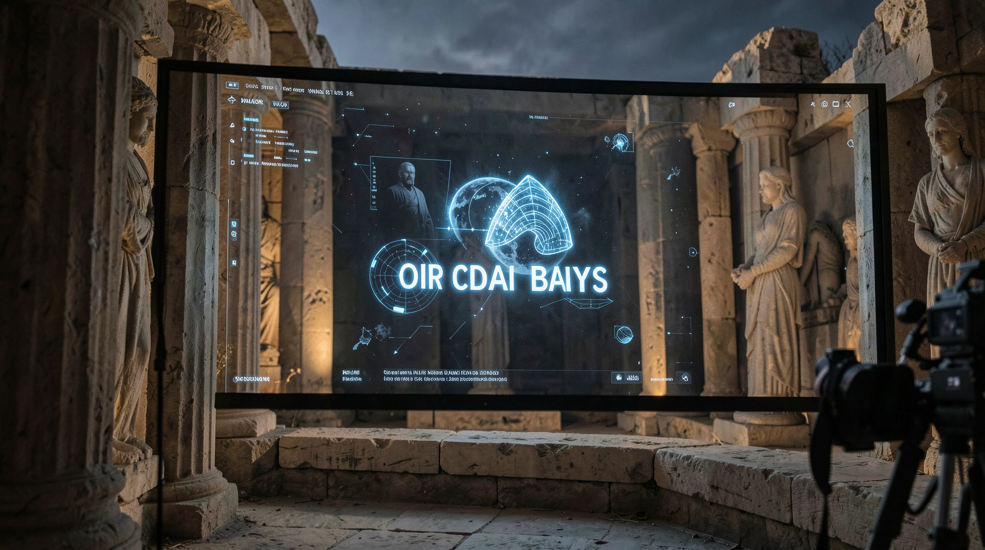 Documentary scene for Oracle's AI Bill Stays on the Screen