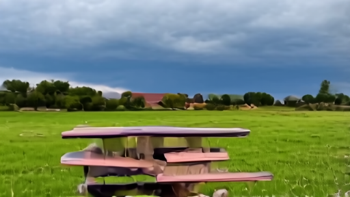 A family picnic table sits under darkening skies while a phone shows local NWS alerts.