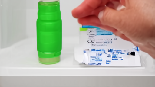 A hand compares a Gas-X softgel bottle lot number with a printed recall list in a medicine cabinet.