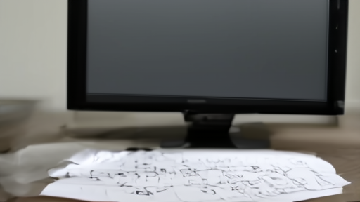 An FCC docket desk shows calendar pages marked June 22 and July 6 beside a muted talk-show monitor.