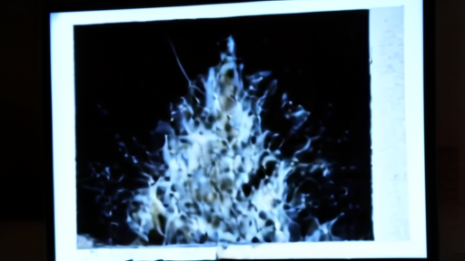 A scientist compares X-ray and radio images of Sagittarius C with possible circled in notes