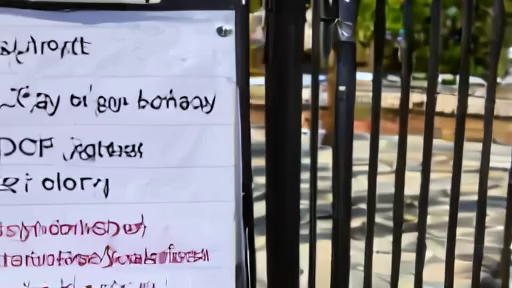 A hospital transfer clipboard beside a locked crossing gate and an official FAQ page