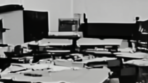 Newsroom standards desk with an FCC docket calendar and broadcast-control monitors