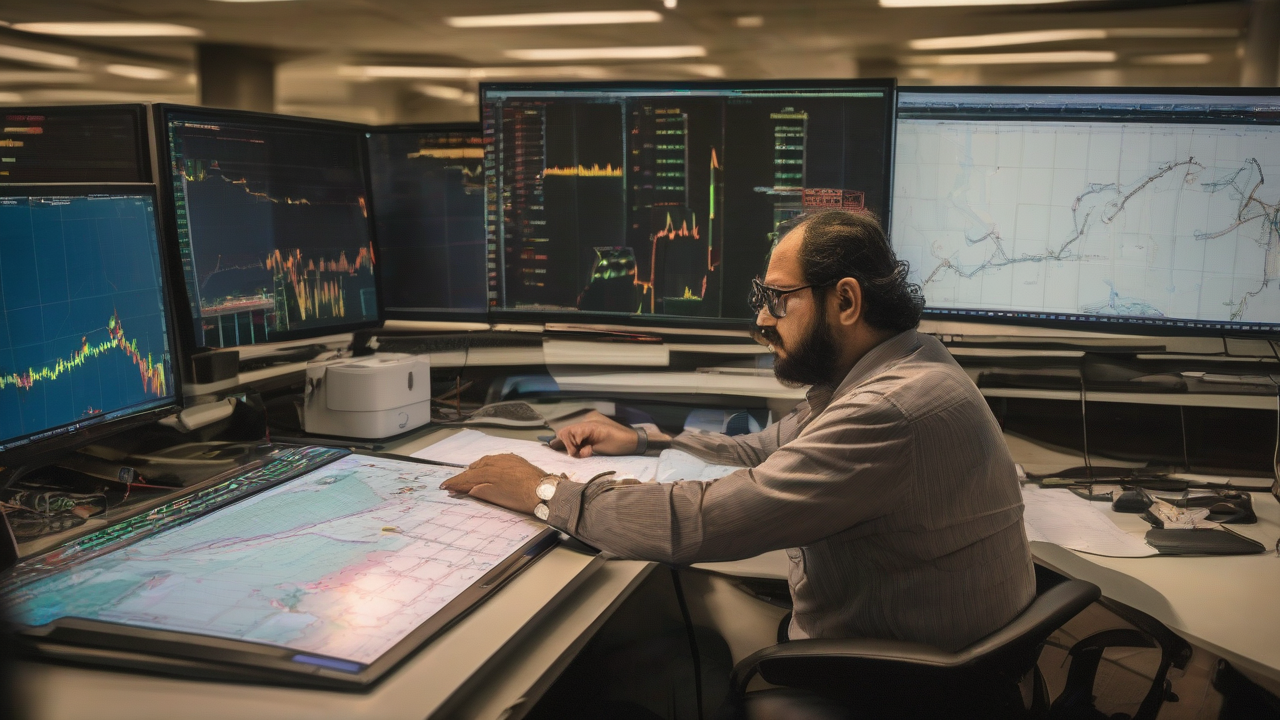 An energy analyst overlays Strait of Hormuz tanker tracks on a throughput chart.