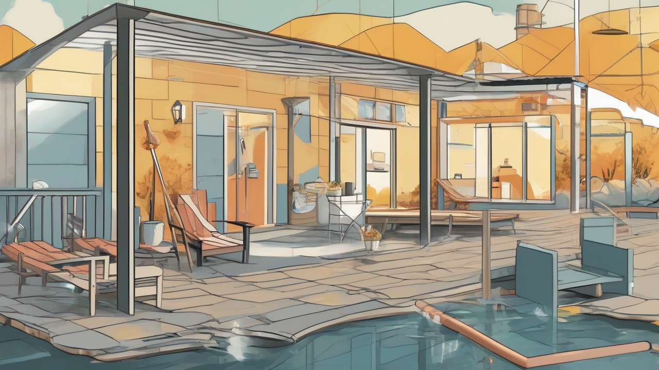 Heat Turns Holiday Plans Into A Care Audit shown as a symbolic editorial scene without text.