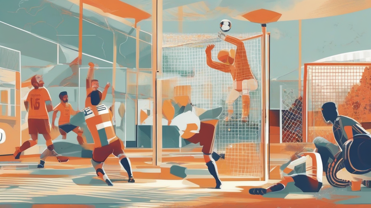 World Cup Heat Turns The Knockout Round Into A Threshold Test shown as a symbolic editorial scene without text.