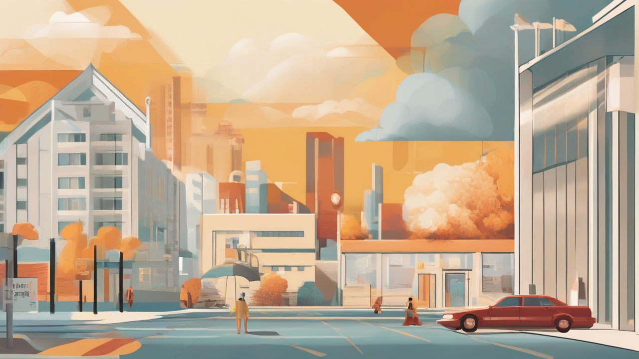 AI Load Meets The Heat Wave Before The Rate Case shown as a symbolic editorial scene without text.