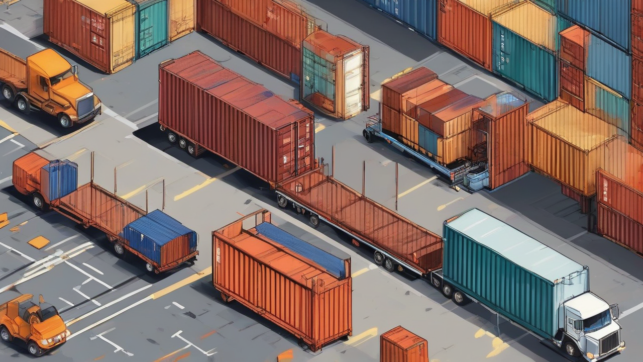 Cargo lanes divide between two duty gates while the product and partner map remains incomplete