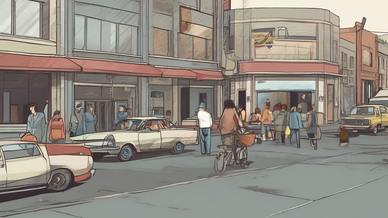 Monday scene for traffic new low