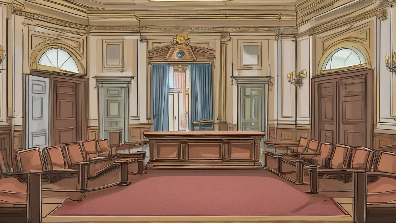 Empty coalition chairs facing a filled far-right bench in a state house