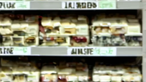 A shopper studies soft cheese labels in a refrigerated case